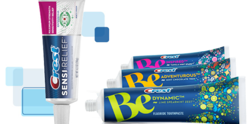 CVS: 2 FREE Crest Sensi-Relief or BE Toothpastes (Starting 3/16 – Print Coupons Now!)