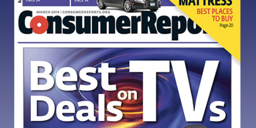 Consumer Reports Magazine Subscription Only $19.99 (62% Off The Cover Price)