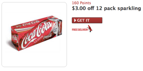 My Coke Rewards Members: $3 Off 12-Pack Of Soda Coupon Only 160 Points
