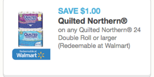 New $1/1 Quilted Northern Bathroom Tissue Coupon (+ Stackable Cartwheel Offer!)