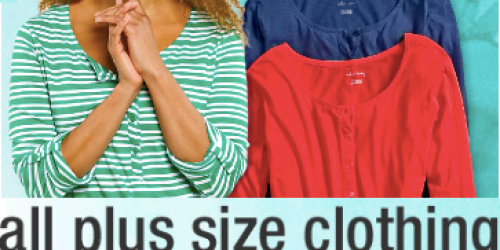 Shopko: FREE Shipping on Women’s Plus-Size Clothing + Additional 15% Off = Shirts Only $1.69 Shipped