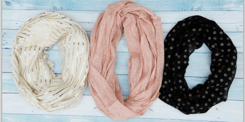 Cents of Style: Metallic Accents Scarves As Low As $7.98 Shipped – Just Enter Code GLAM or GOLDEN