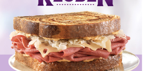 Arby’s: Buy One Reuben Sandwich, Get One Reuben Sandwich FREE (Valid 3/15-3/17)