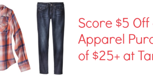Target: *HOT* $5 Off an Apparel Purchase of $25+ (Text APPAREL to 827438)