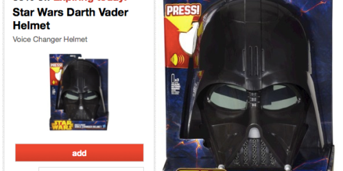Target Cartwheel: 50% Off Star Wars Darth Vader Helmet Valid Today Only (+ 10% Off iPad Air & Free $30 Target Gift Card)