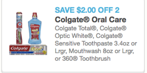 New $2/2 Colgate Oral Care Products Coupon = Great Deals at Walgreens & CVS (Starting 3/16)