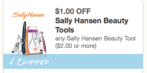 $1 Off a $2 or More Sally Hansen Beauty Tool Coupon = Items As Low as $1.47 at Walmart