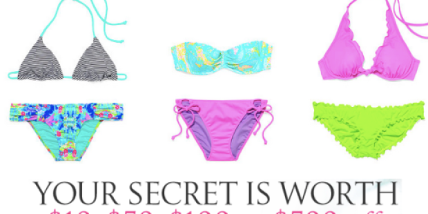 Victoria’s Secret: *HOT* 2 FREE Secret Reward Cards with ANY $10 Swim Wear Purchase