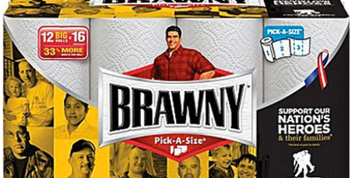 Staples: 12 BIG Rolls of Brawny Paper Towels Only $5.09 Shipped – Just 42¢ Per BIG Roll