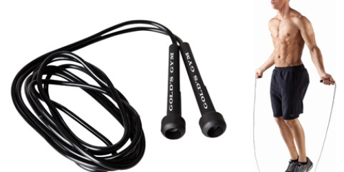 Walmart.com: Gold’s Gym Speed Jump Rope Only $1 (PLUS, FREE In-store Pickup)