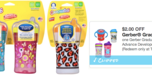 Target: Nice Deals On Gerber Graduates Cups, Capri Sun, & Speed Stick Gear Deodorant
