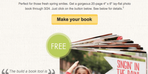Possible FREE Snapfish 4″ x 6″ Lay-Flat Photo Book – Just Pay Shipping (Check Your Inbox)