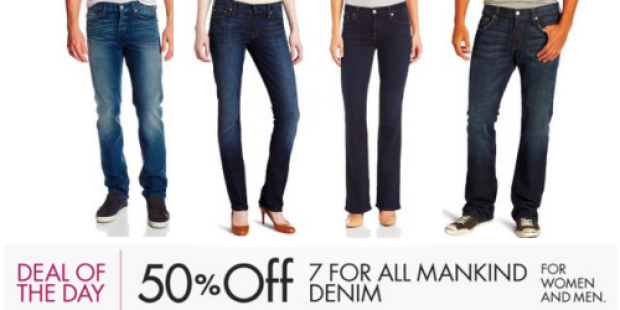 Amazon: 50% Off 7 for All Mankind Denim (Today Only)
