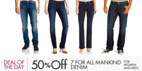 Amazon: 50% Off 7 for All Mankind Denim (Today Only)