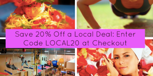 20% Off ANY Local Groupon = Use Code LOCAL20 (Valid Today and Tomorrow Only)