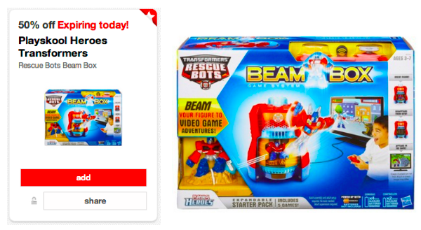 transformers rescue bots beam box