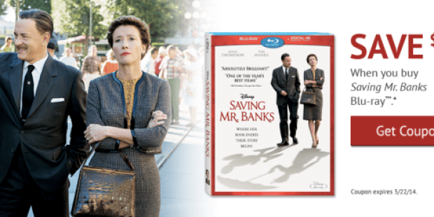 Disney Movie Rewards: $5 Off & Saving Mr. Banks Blu-Ray Coupon + Target Scenario
