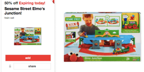 Target Cartwheel: 50% Off Sesame Street Elmo’s Junction Today Only (+ 50% Off Kraft Recipe Makers)