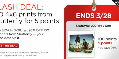 My Coke Rewards: 100 4×6 Photo Prints from Shutterfly Only 5 Points (Regularly 100!) + More