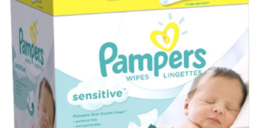 Amazon: Pampers Sensitive Wipes 448-Count Only $7.41 (Regularly $15.23!) – Just 1.6¢ Per Wipe