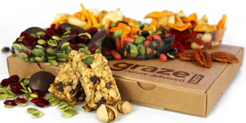 Graze.com: New Members Get First and Fifth Box of Healthy Snacks for FREE Including Shipping