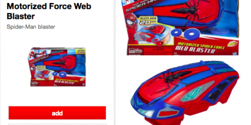Target: 50% OFF Amazing Spider-Man Web Blaster Cartwheel Offer = Only $10 (Valid Today Only!)
