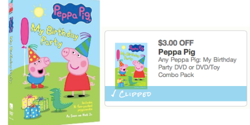 Target: Peppa Pig My Birthday Party DVD Only $3 (With Amazon.com or Walmart.com Price Match)