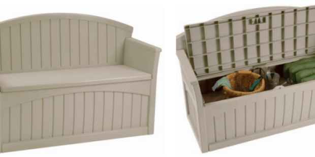 Amazon: 50 Gallon Resin Patio Storage Bench Only $79.84 Shipped (Regularly $140!)