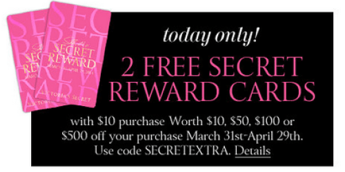 Victoria’s Secret: *HOT* 2 FREE Reward Cards with ANY $10 Purchase + a Sweet Scenario (Today Only!)