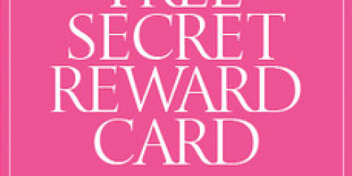 Victoria’s Secret: FREE Secret Reward Card with $10 Purchase (Ends Tomorrow) + Another Nice Deal Idea