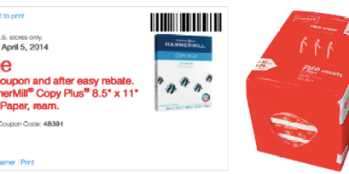 Staples: FREE Copy Paper (After Rebate), Rare 20% Off Your Entire In-Store Purchase Coupon + More