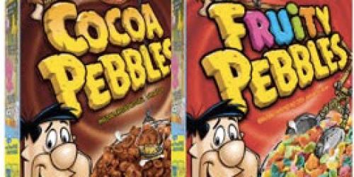 Walgreens: Post Pebbles Only $0.74 (After RR) + Honey Bunches of Oats Morning Energy Cereal Only $0.99