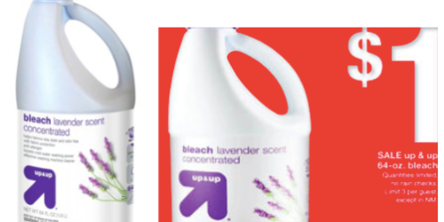 Target: FREE 64-Oz Bottle of Up & Up Bleach