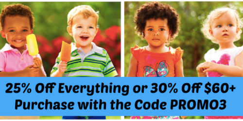The Children’s Place: Extra 25%-30% Off Sitewide AND FREE Shipping – Today Only (+ Earn Place Cash!)