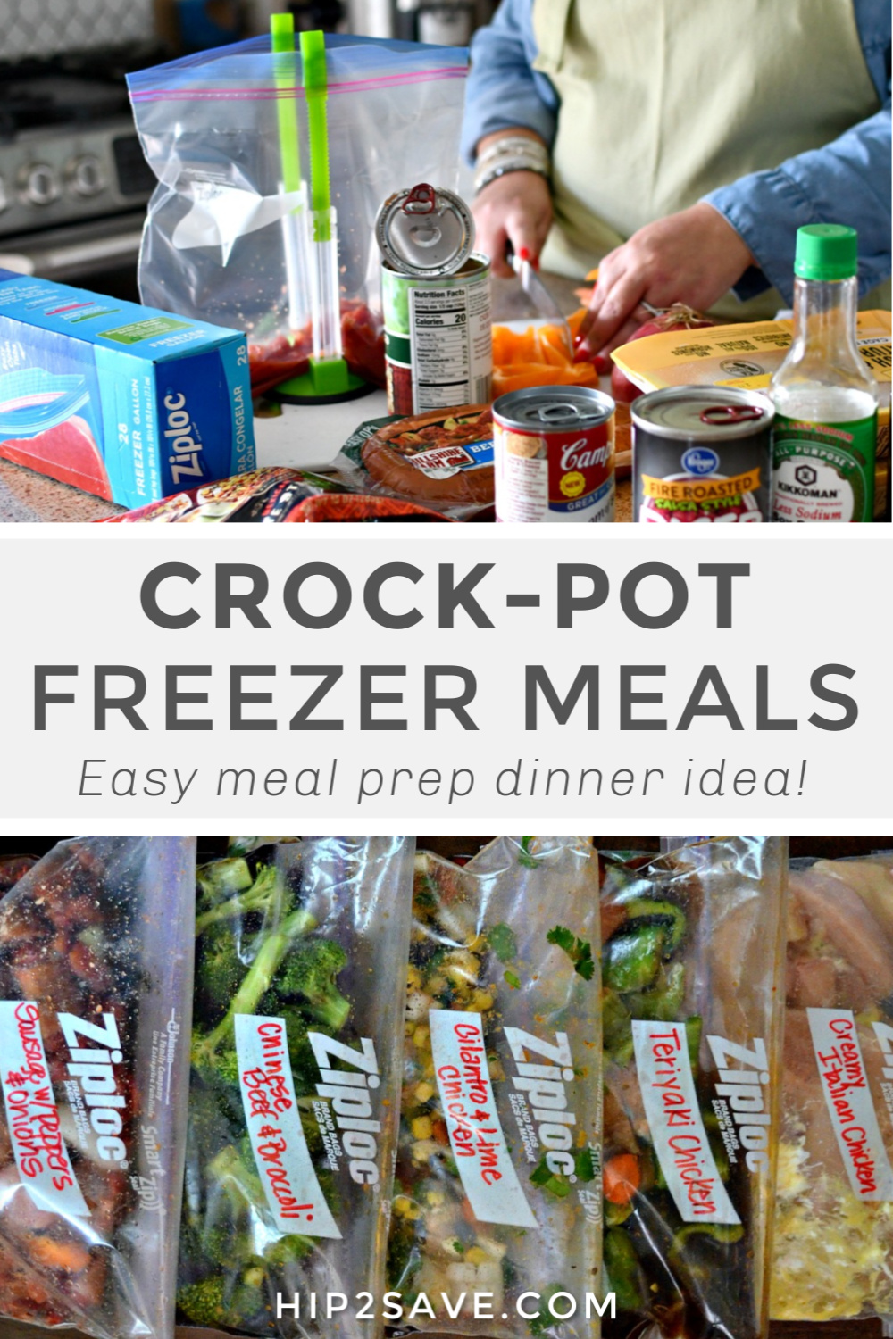 Make 5 Crockpot Freezer Bag Meals In Just 1 Hour Hip2Save   Crock Pot Freezer Meals Pinterest 