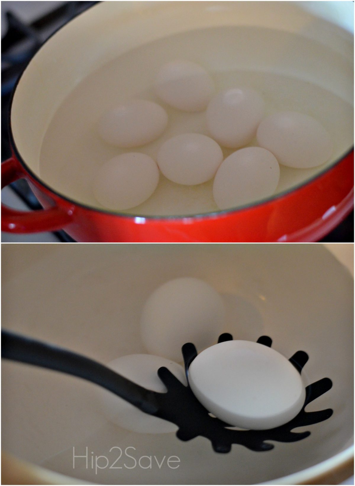 How to make perfect hard-boiled eggs - eggs in a pot of water
