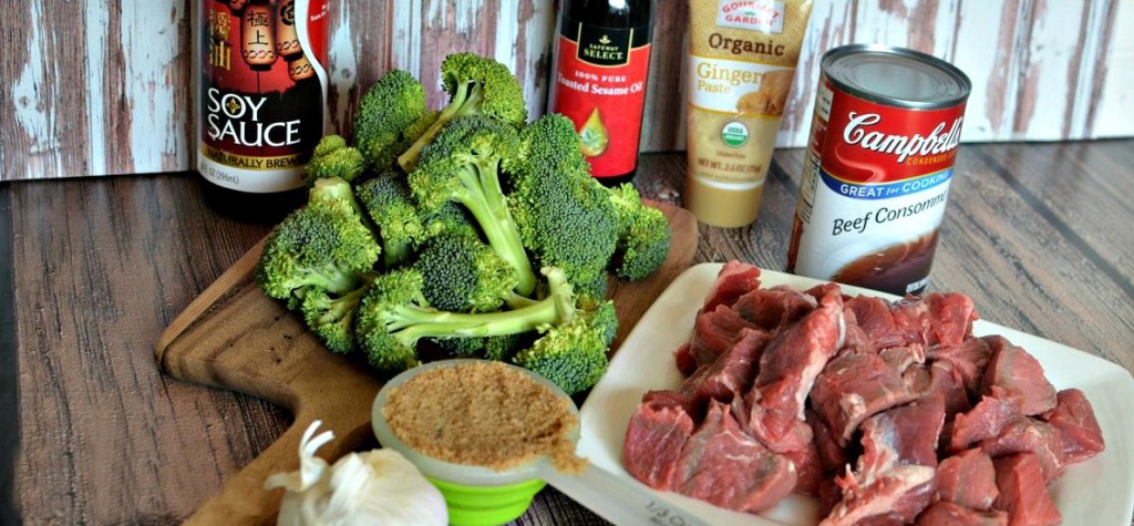 freezer bag ingredients for beef and broccoli