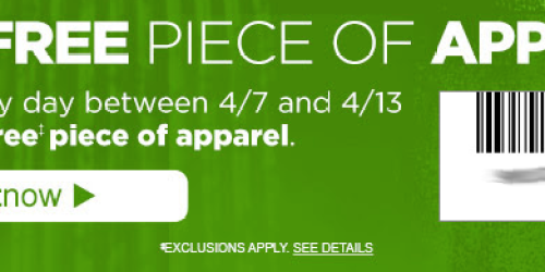 Sears Outlet: Possible FREE Apparel Item (Check Your Inbox)