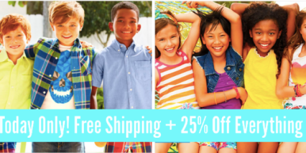 The Children’s Place: Extra 25% Off + FREE Shipping (Today Only!) = Lots of Great Deals