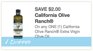 New $2/1 California Olive Ranch Extra Virgin Olive Oil Coupon = 16oz ...