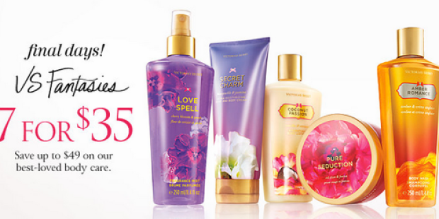 Victoria’s Secret: Lotions and Sprays as Low as $3.14 Each Shipped (Regularly $12!)