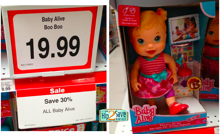 baby alive gets a boo boo