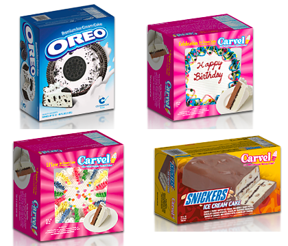 High Value 5 1 Any Rich S Ice Cream Cake Coupon Includes Carvel Oreo Snickers Chips Ahoy Hip2save