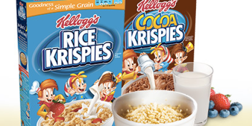 New $1/2 Kellogg’s Rice Krispies Cereal Coupon