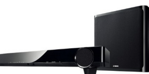 Amazon: Yamaha Soundbar with Wireless Subwoofer Only $199.99 (Regularly $449.95 – Best Price!)