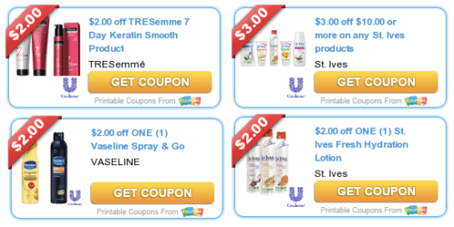 More Reset Coupons (Vaseline, St. Ives, TRESemme & More!) = Great Deals at Target Thru 4/19