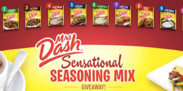 FREE Mrs. Dash Meatloaf Seasoning Mix Packet Sample (1st 8,500 – Facebook)