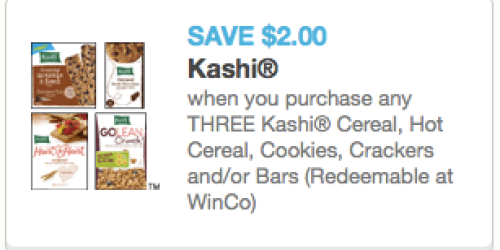 Rare $2/3 Kashi Cereal, Hot Cereal, Cookies, Crackers or Bars Coupon (+ 3 Stackable Target Cartwheel Offers!)