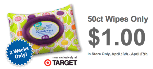 Target Kandoo Wipes 50Ct Packs Only 0.50 Each + Up &amp; Up