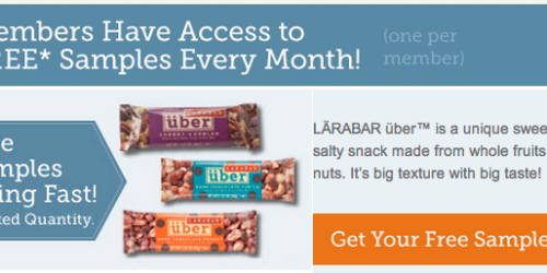 FREE Larabar uber Bar Sample (1st 10,000 Live Better America Members!)